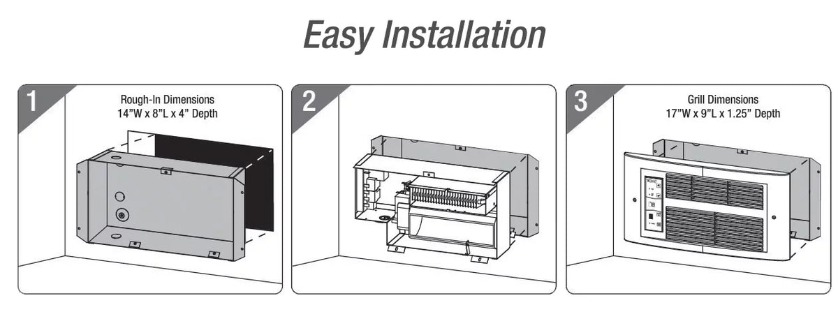 240V 1750W Smart Wall Heater D71866