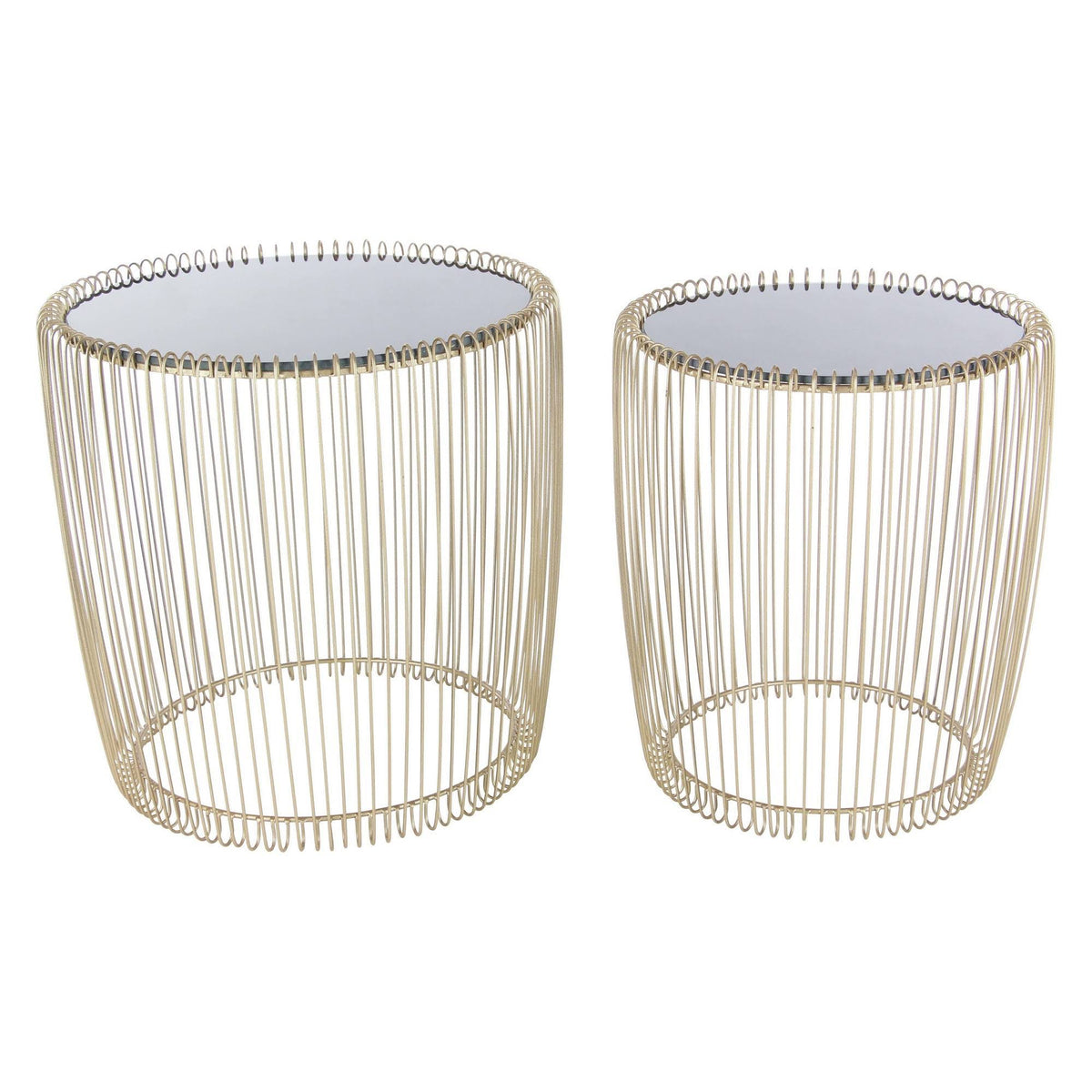 Metal Accent Table Set of 2 Y415201