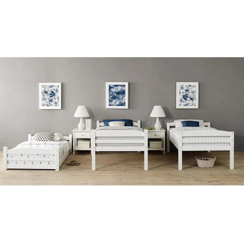 Twin Over Twin Over Twin Convertible Bunk Bed Y363203