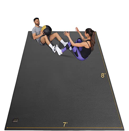 Extra Wide Large 7mm Thick Exercise Mat W34253