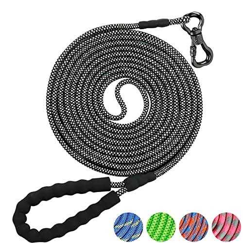 Rope Dog Leash with Swivel Lockable Hook Q91617
