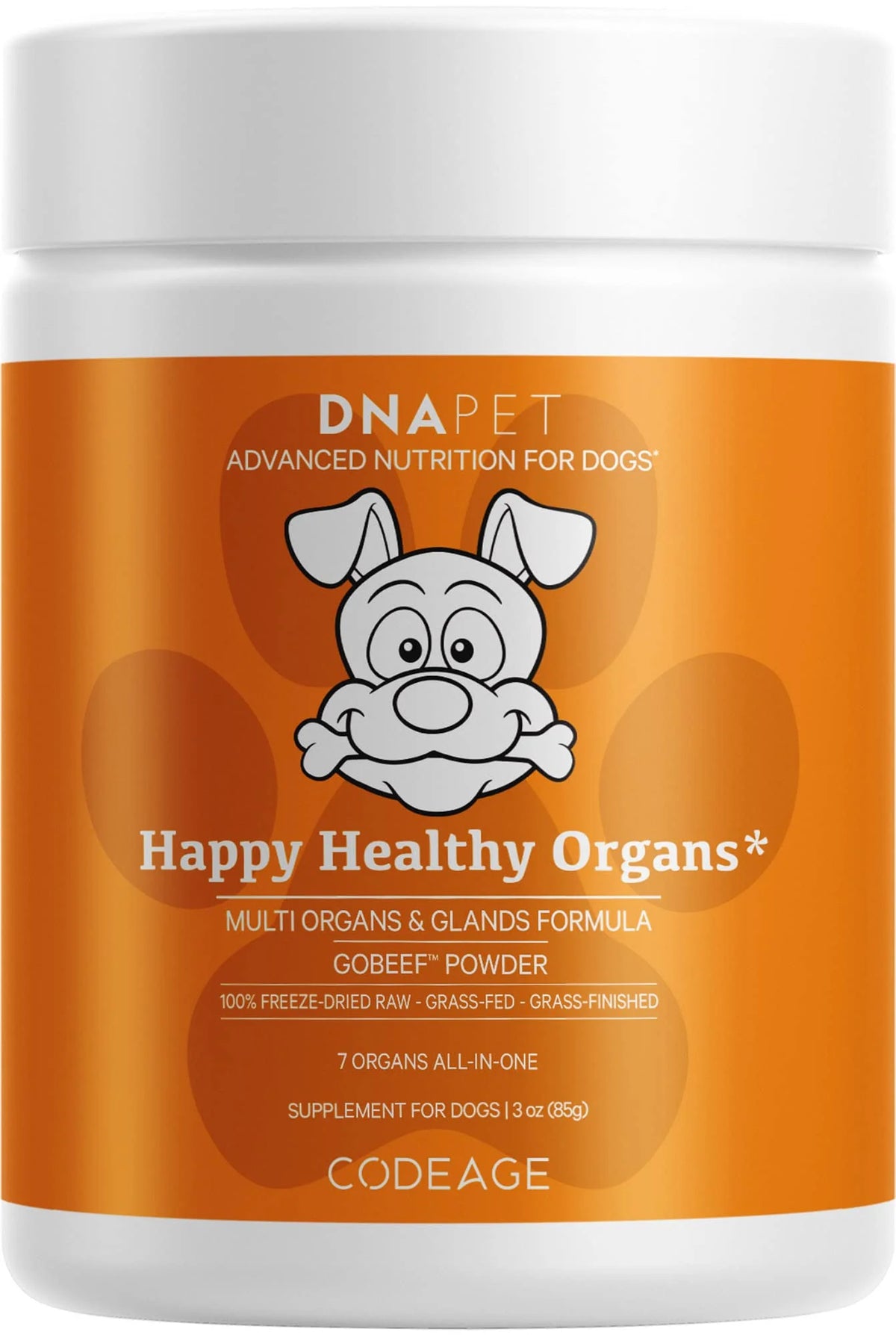 Freeze-Dried Raw Beef Organ Supplement for Dogs, 3 oz R979624