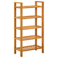 5-Tier Wooden Shoe Rack with Storage Shelves V293883