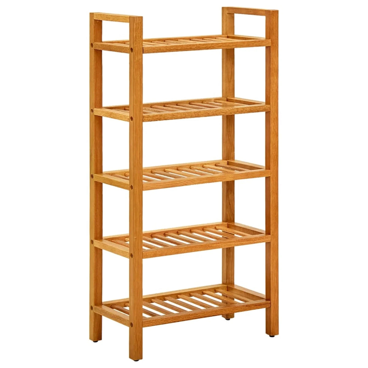5-Tier Wooden Shoe Rack with Storage Shelves V293883