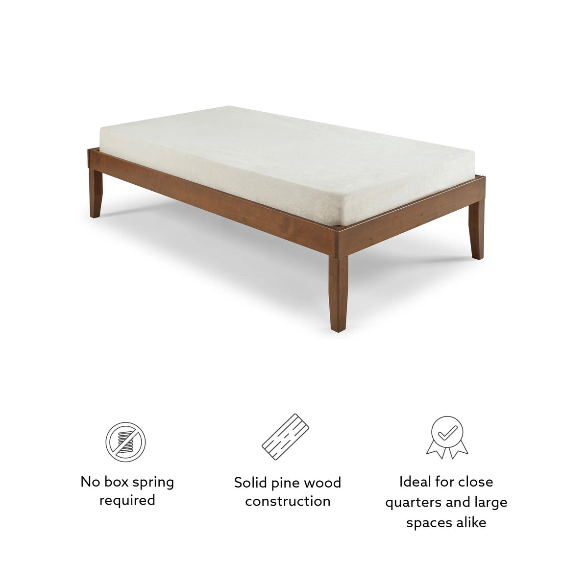 Twin Platform Bed W3130