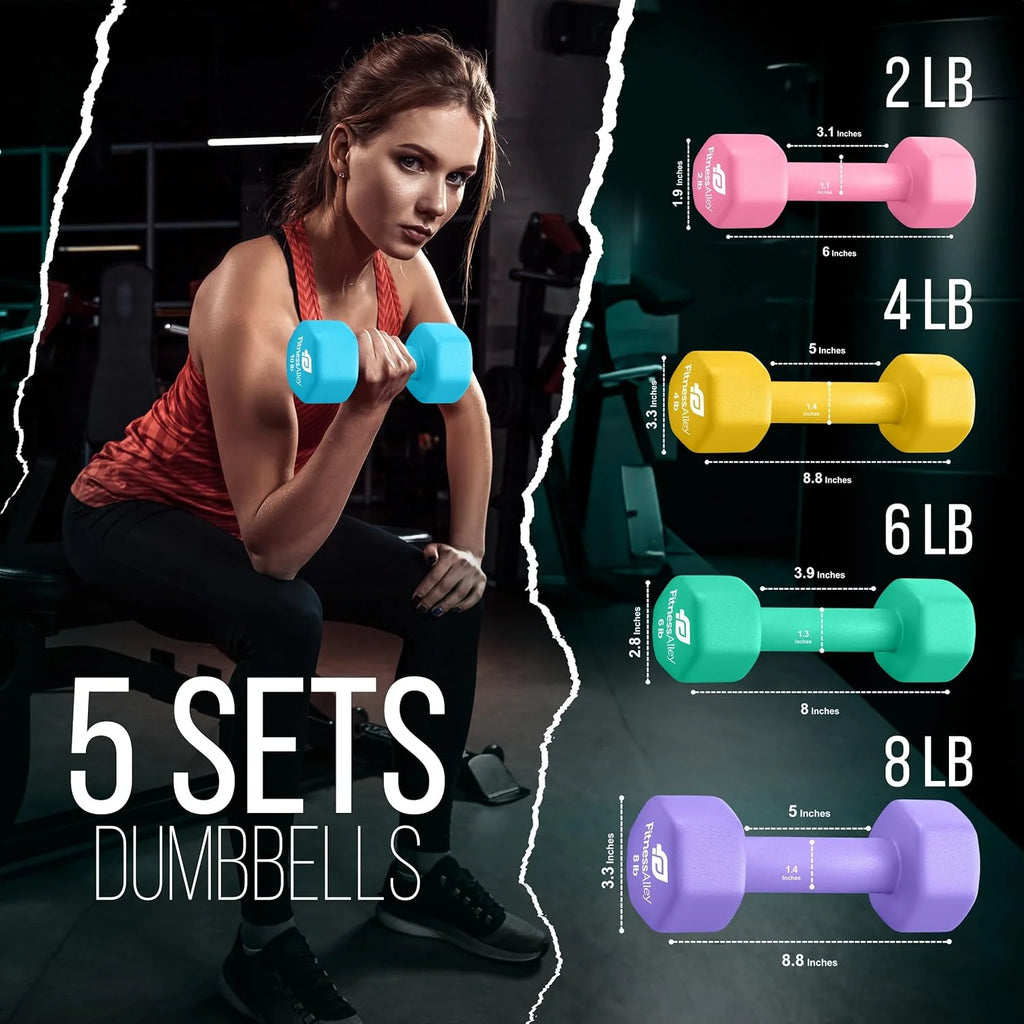 Neoprene Hex Dumbbells Set X30986