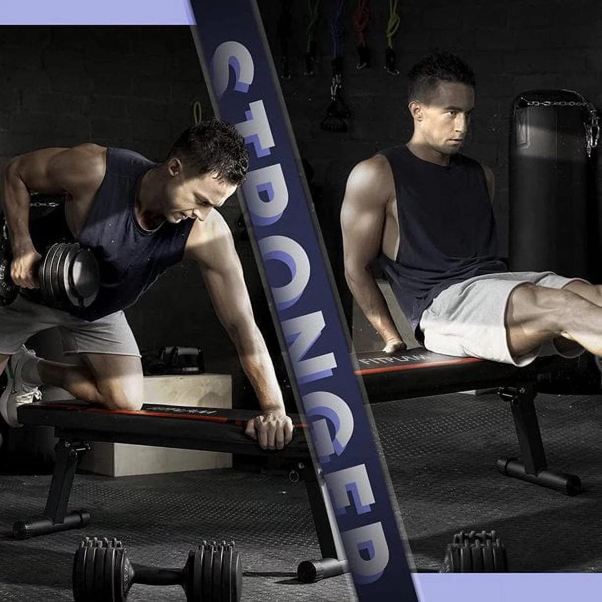 Folding Flat Weight Bench E326