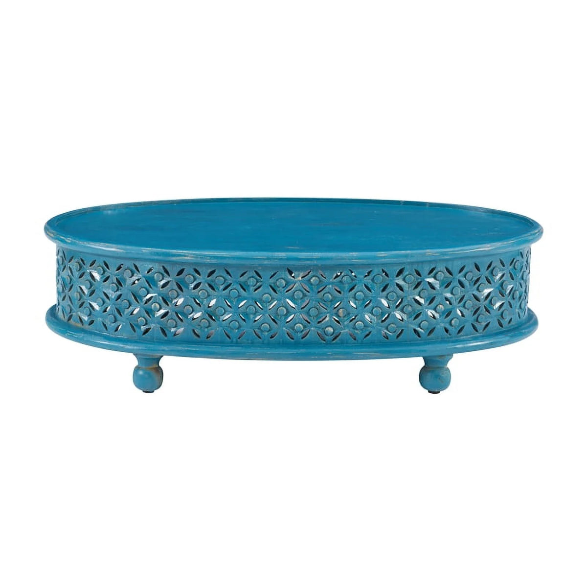 Oval Wood Coffee Table H566