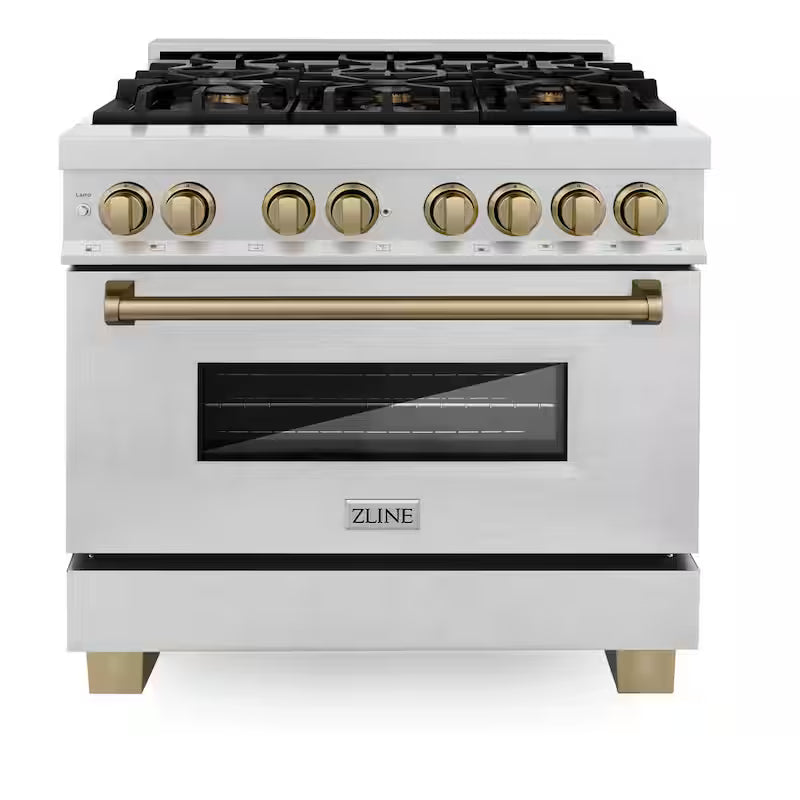 36 in. 6 Burner Dual Fuel Range Stainless Steel G3855