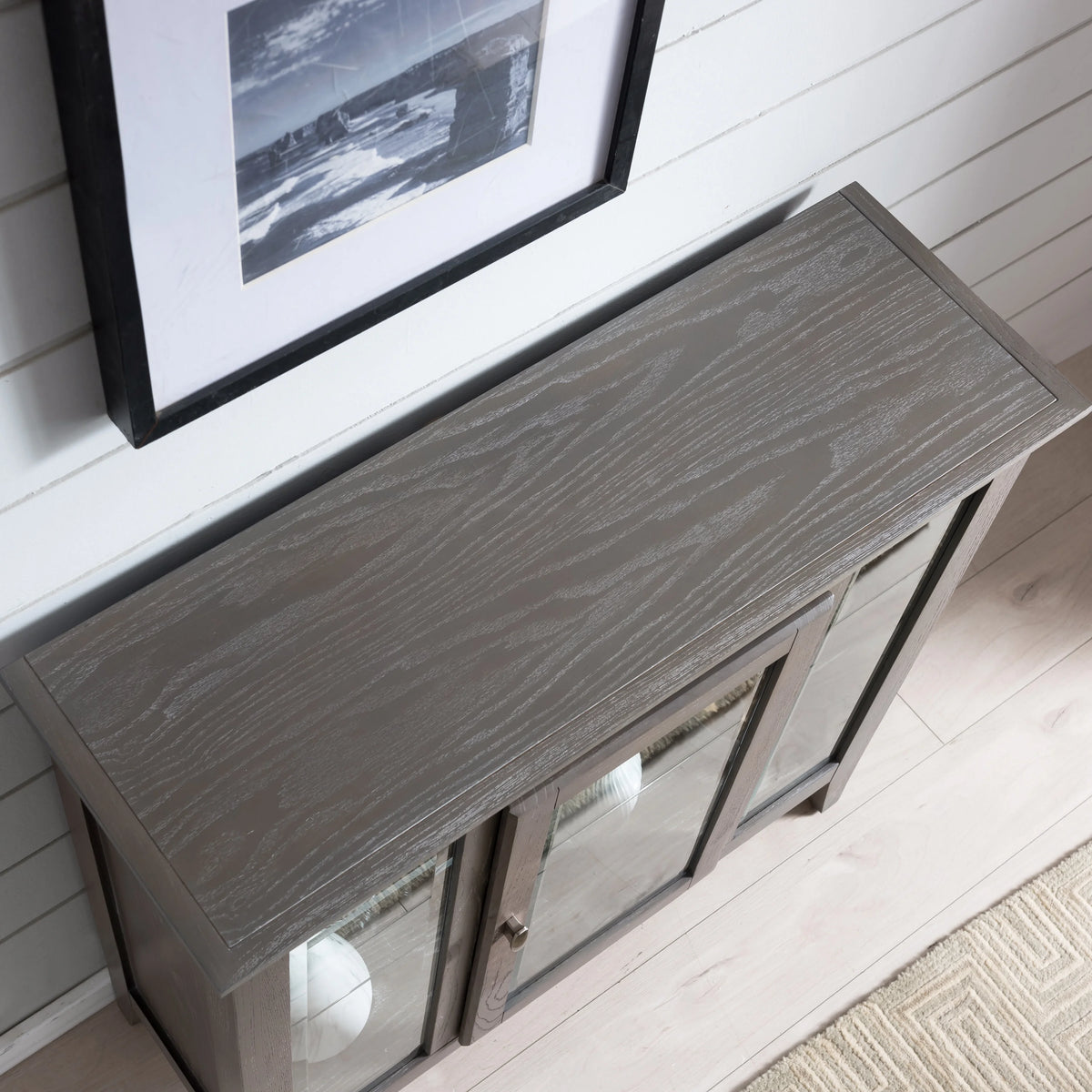 One Door Curio Cabinet with Interior Light U803105
