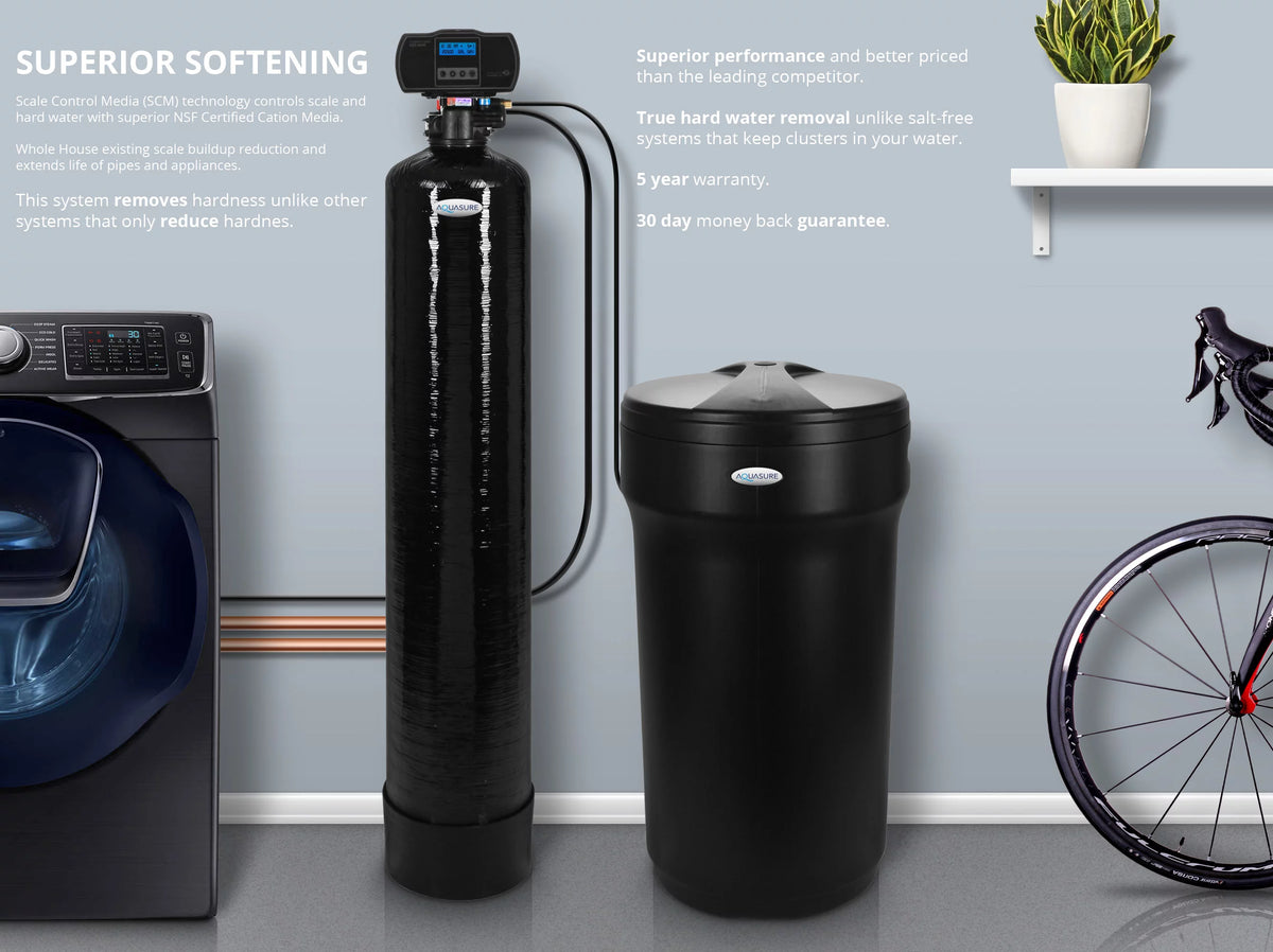 Whole House Digital Water Softener System 64,000 Grains J1286