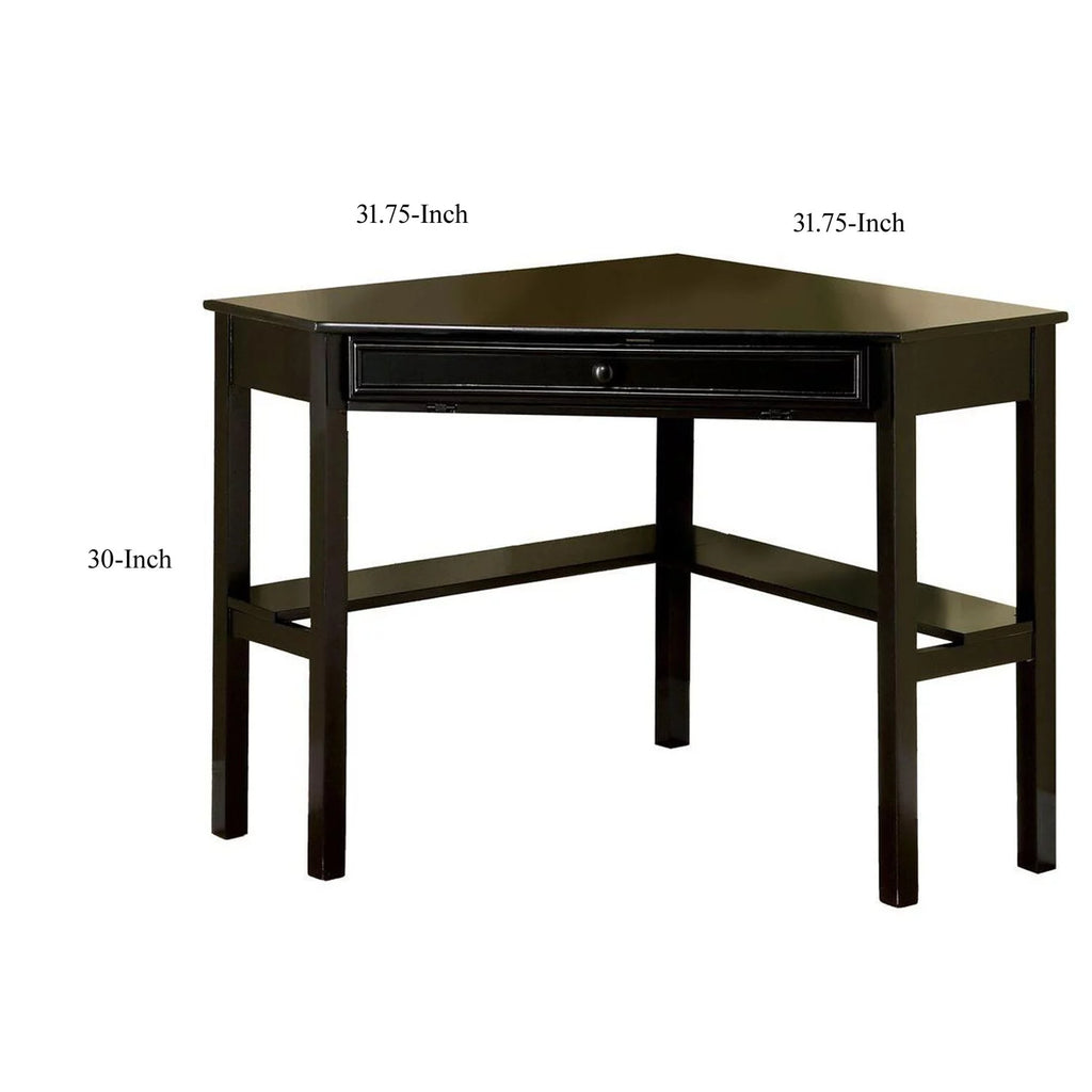Black Corner Desk J7277