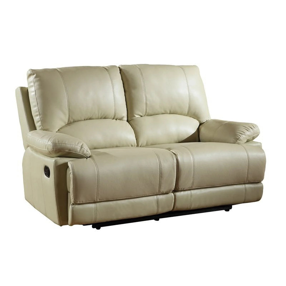 Beige Faux Leather Sofa Set L2312