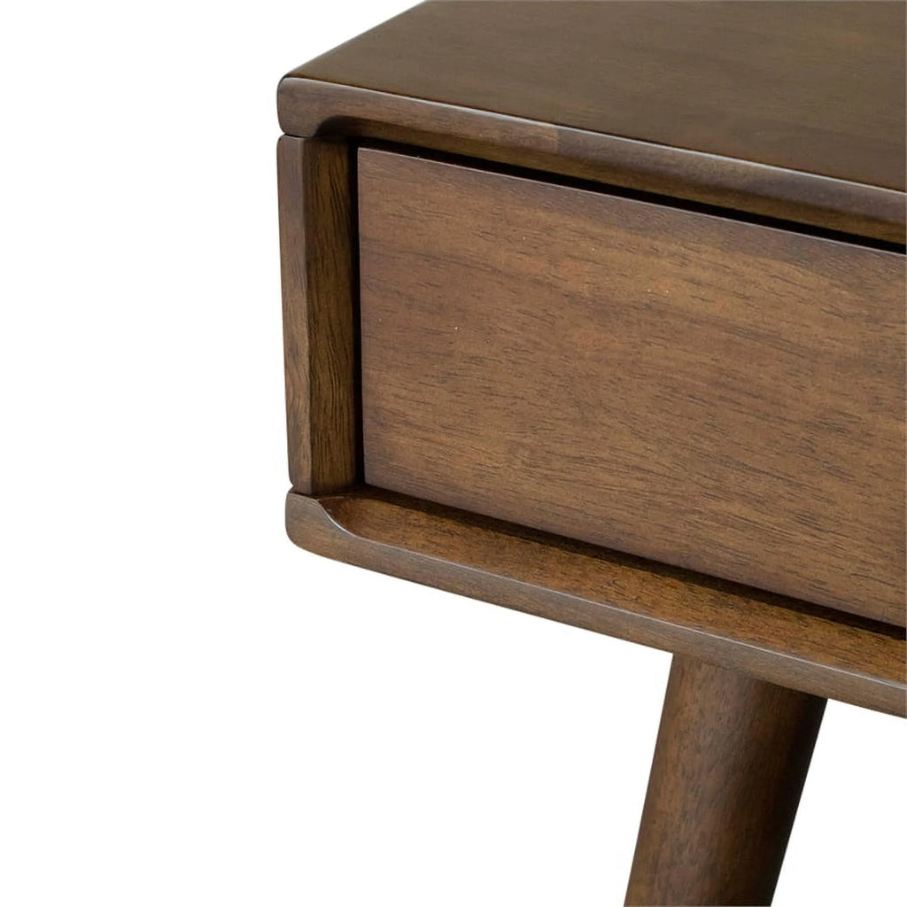 Mid Century Solid Wood Walnut Work Desk P17439