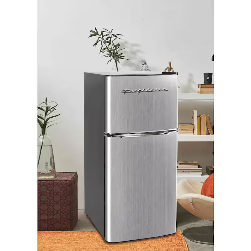 4.5 cu. ft. 2 Door Mini Fridge with Freezer and Manual Defrost N920532