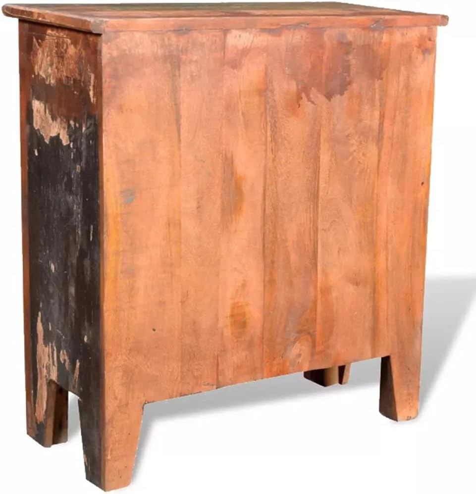 Solid Reclaimed Wood Cabinet 4 Drawers S502862