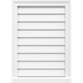 Vertical Surface Mount PVC Gable Vent M950912