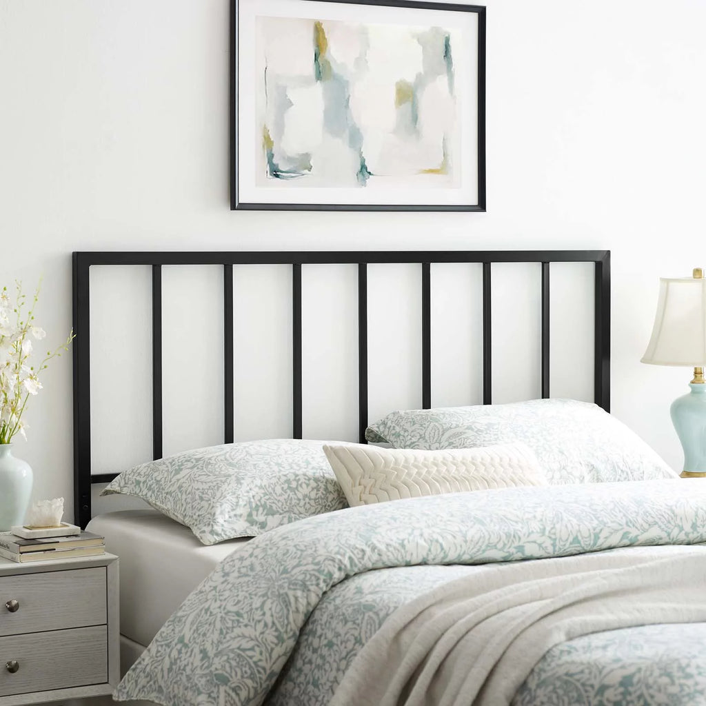 Black Full Metal Headboard L97612