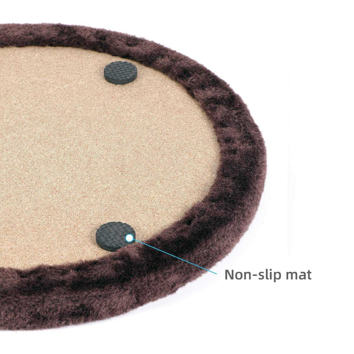 Cat Self Groomer Massager with Scratching Pad and Catnip Toy B267465