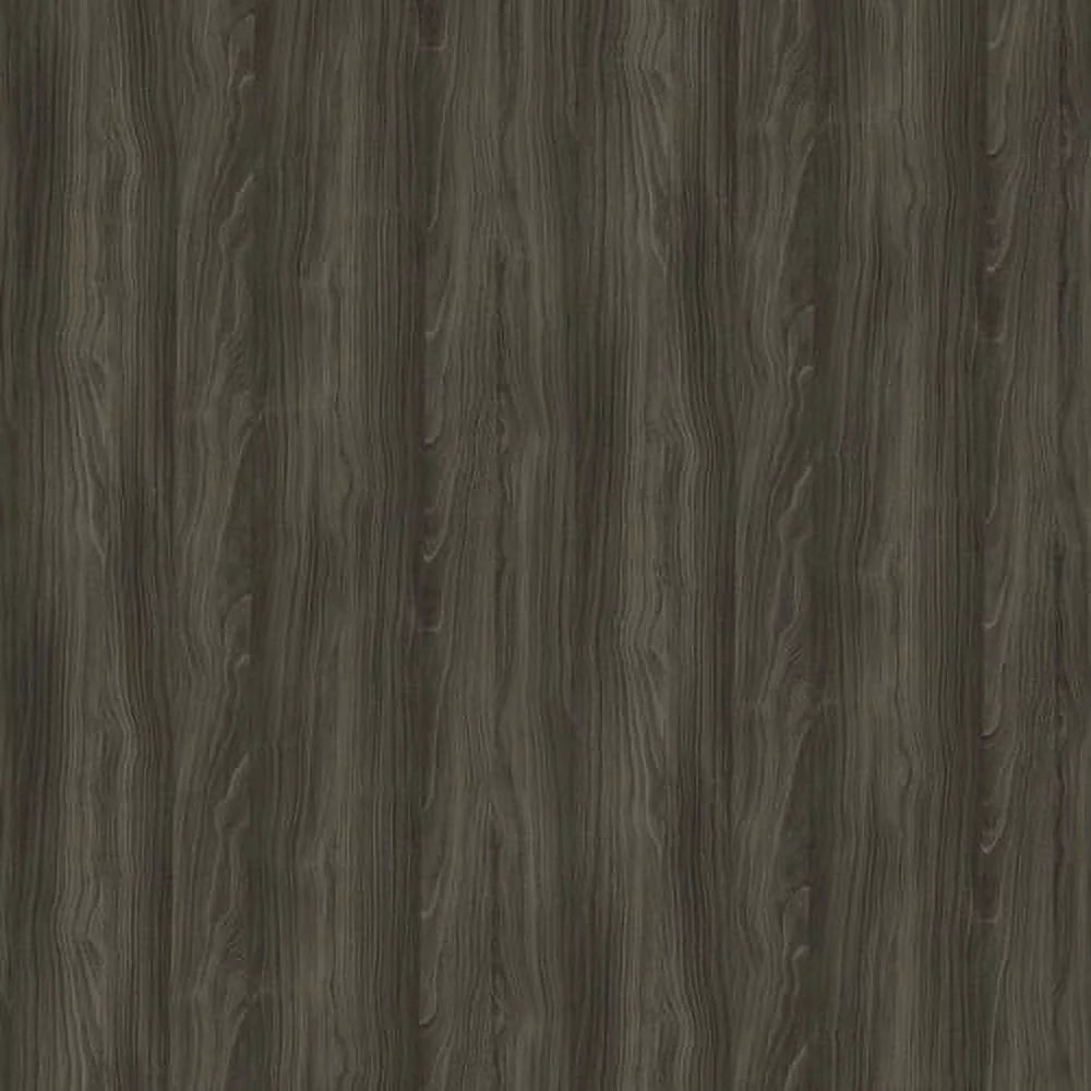 Gray Steel Laminate Hutch with Frosted Glass Doors I8434