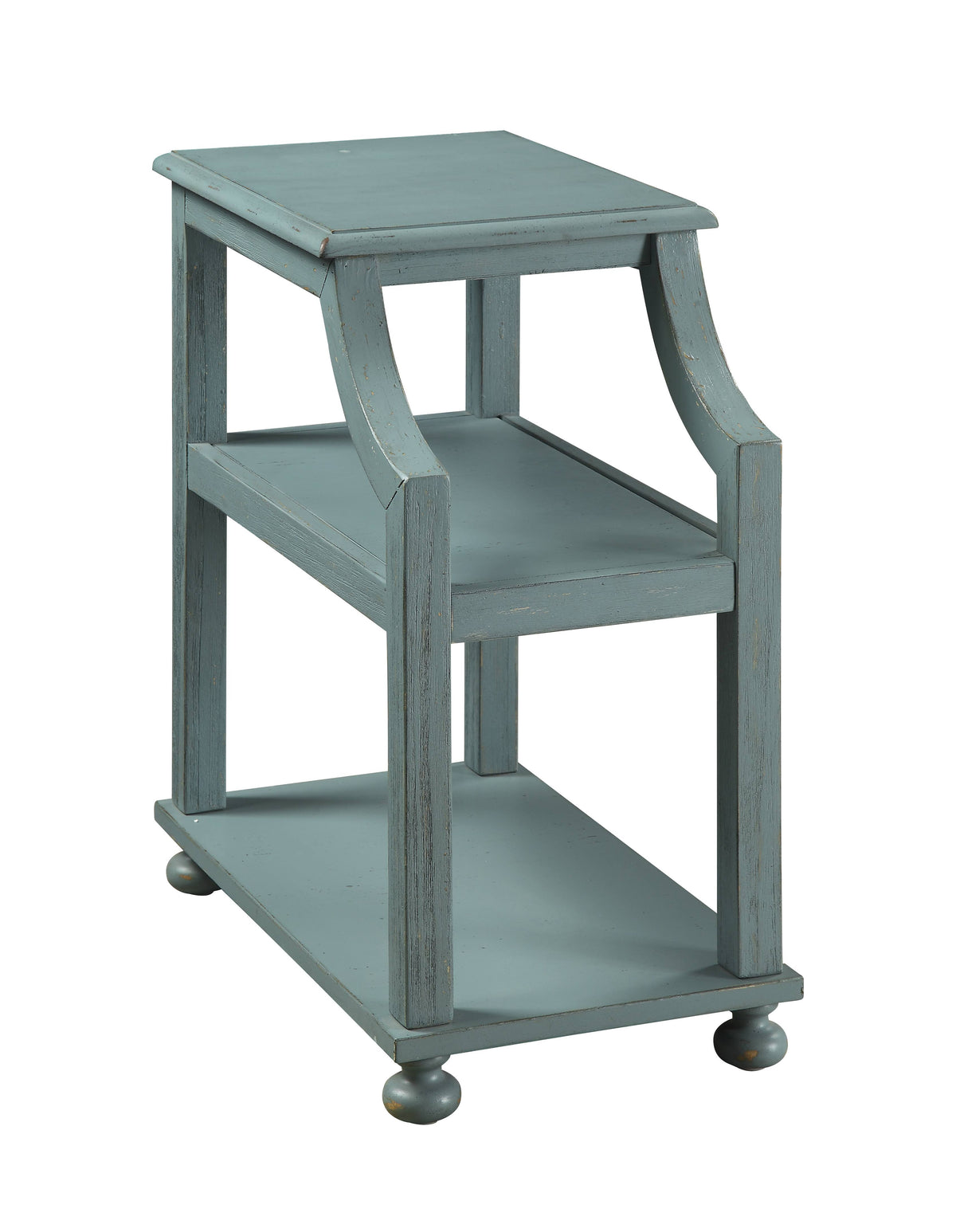 Blue Chairside Accent Table M2497