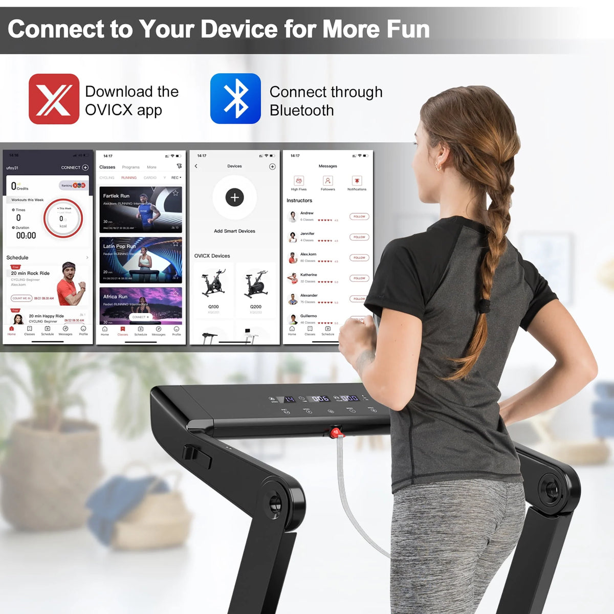 4.0HP Foldable Electric Treadmill U651176