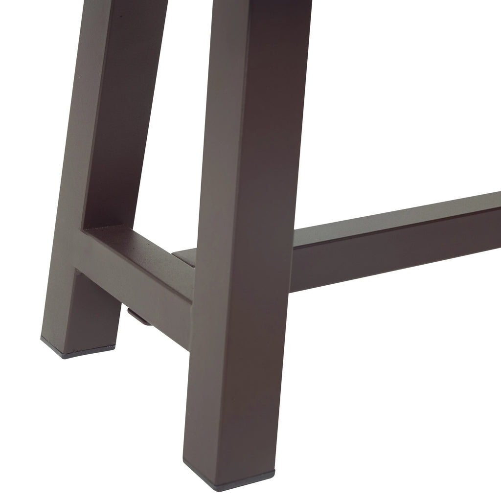 Acacia Wood Outdoor Benches Set of 2 X666858