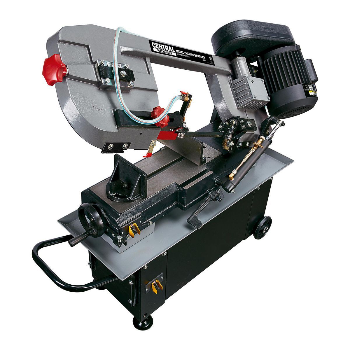 7 in. x 12 in. Hydraulic-Feed Metal-Cutting Band Saw D2170