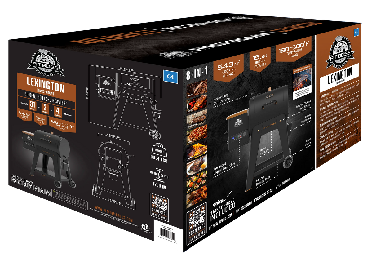 Wood Fired Pellet Grill and Smoker S544