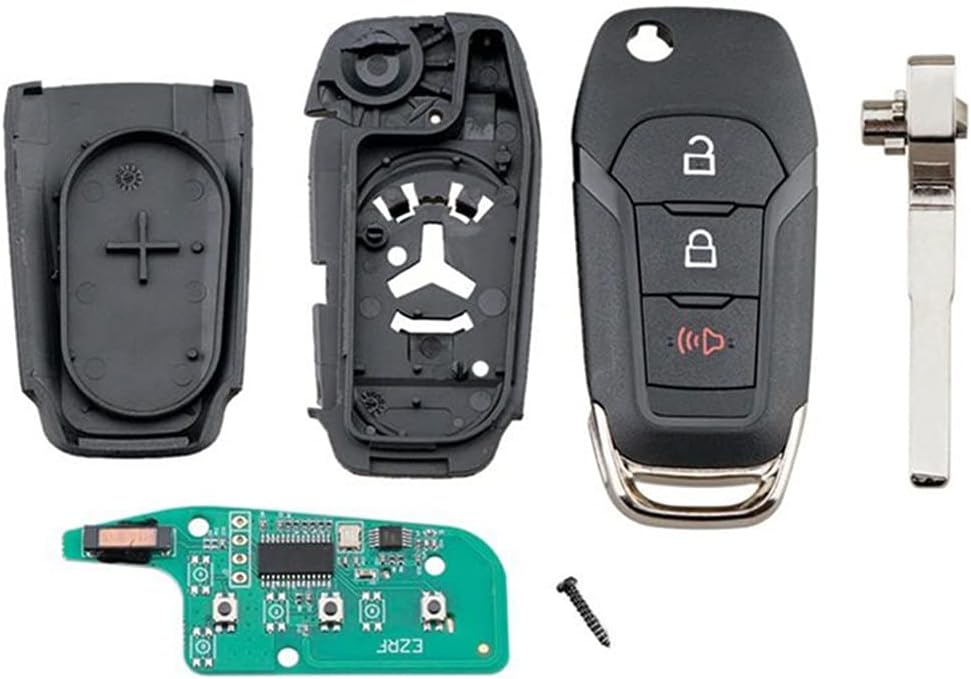 Keyless Entry Car Remote Flip Key Fob 3 Buttons 315Mhz W18716