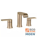 8 in. Widespread Double Handle Bathroom Faucet in Bronzed Gold B8551