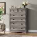 6 Drawer Wood Dresser H4531