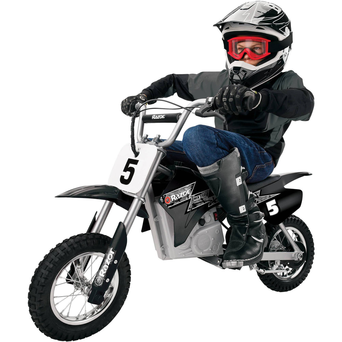 Black Electric Motocross Bike O7597