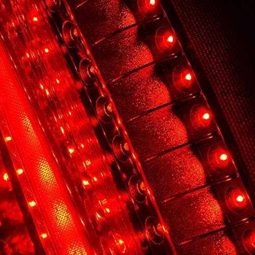 Red Clear Rear LED Tail Lights Brake Lamps Driver Side Left Replacement Assembly V97428