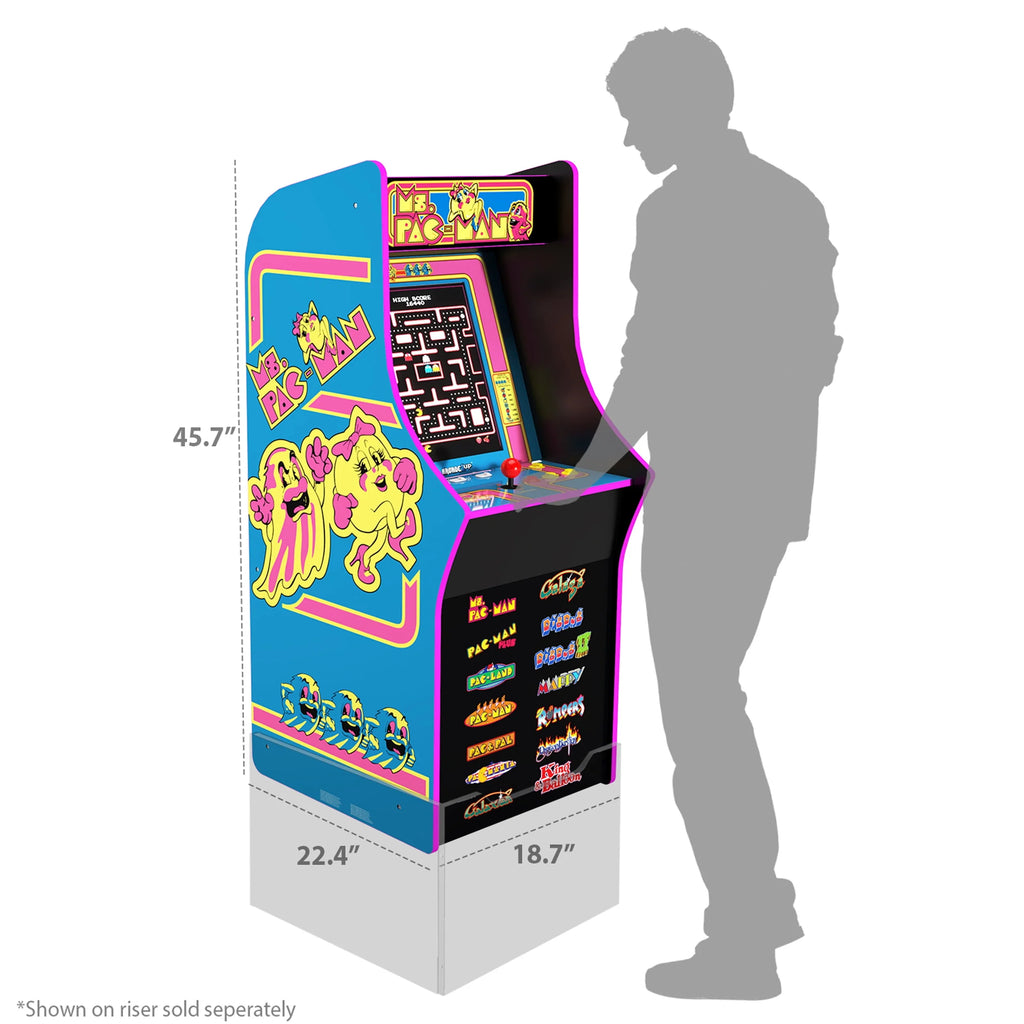 4-foot-tall Stand-up Arcade Game with 14 Classic Games and 17-inch Screen C771840