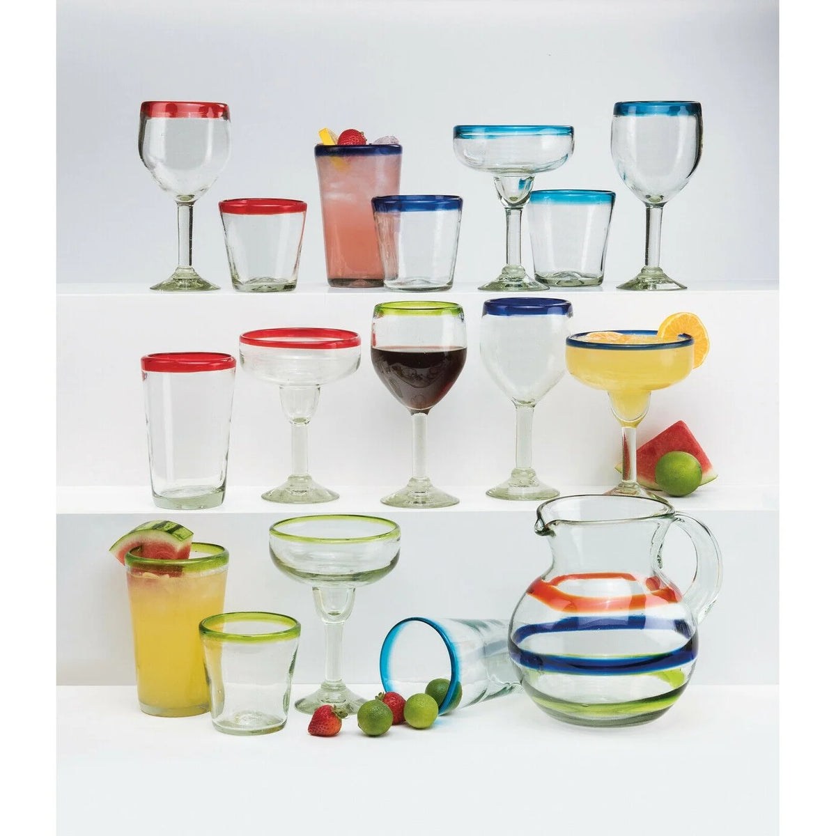Set of 6 16 oz Hiball Glasses I88556