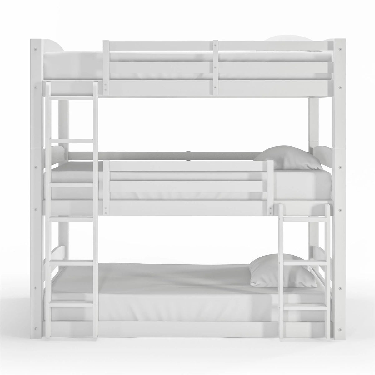 Twin Over Twin Over Twin Convertible Bunk Bed Y363203