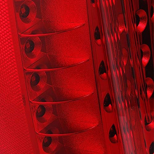 Red Clear Rear LED Tail Lights Brake Lamps Driver Side Left Replacement Assembly V97428
