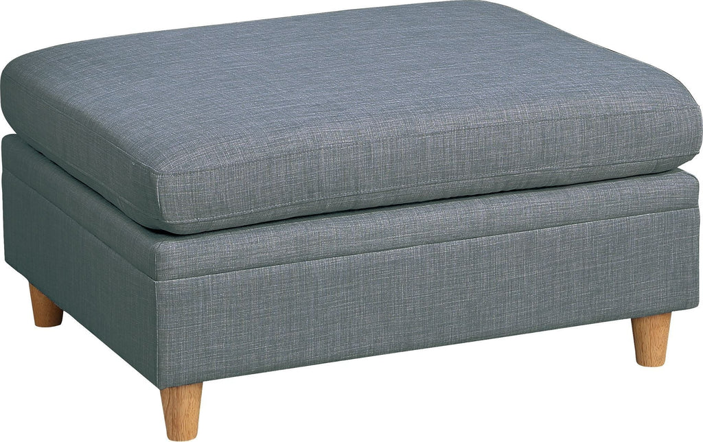 6pc Modular Sectional Sofa Set Steel Gray W4189