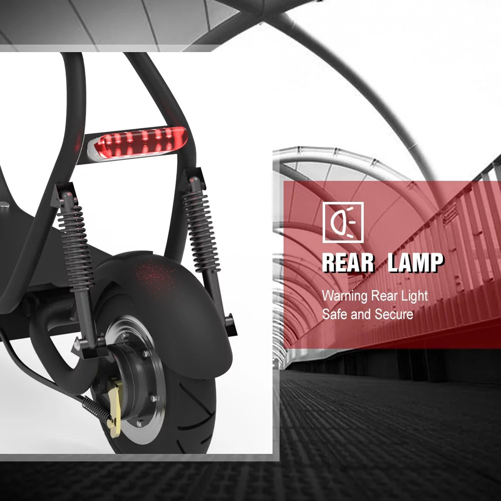 350W 48V Foldable Electric Scooter Black D143