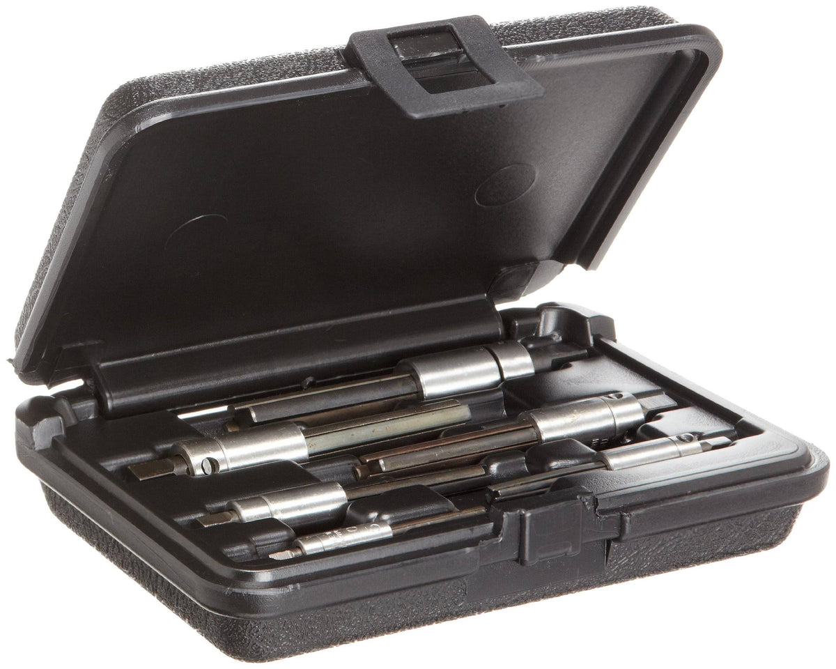 6 Piece 3 Flute Tap Extractor Set with Square Shank E654873