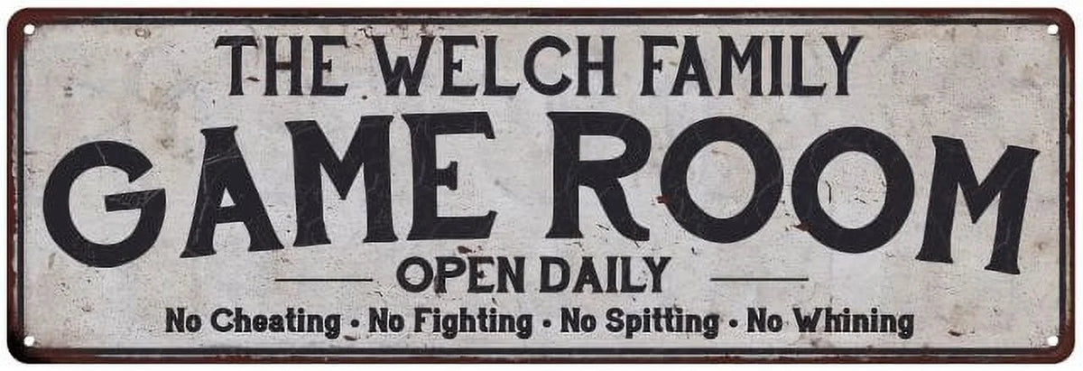Metal 6x18 Sign Z166
