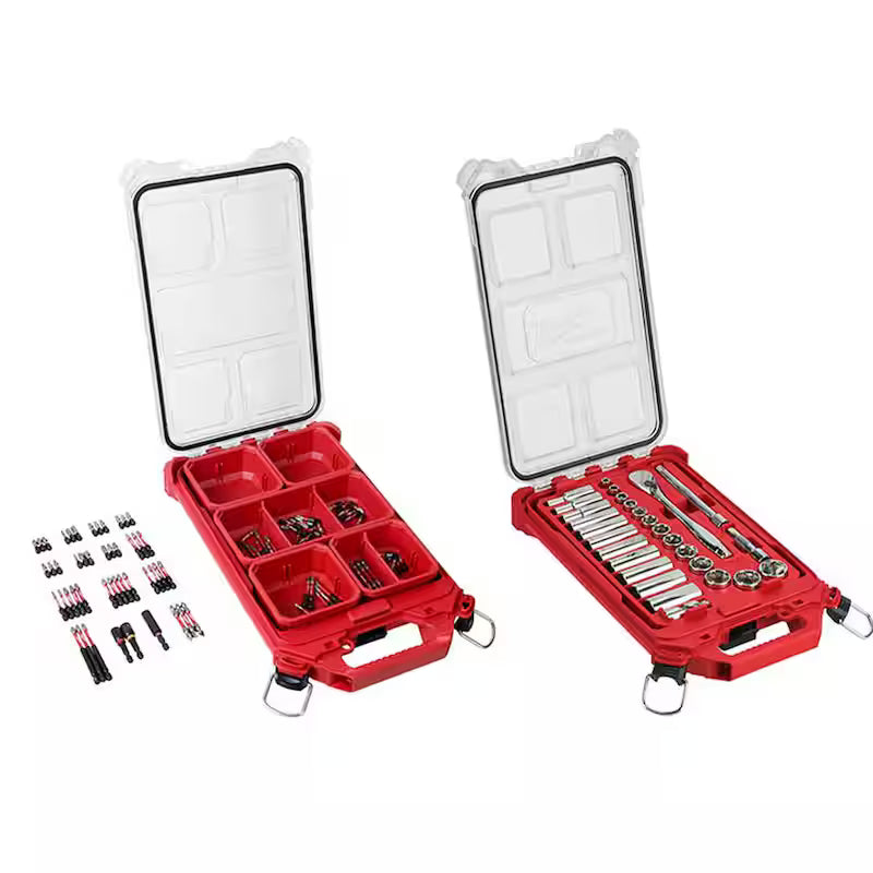 3/8 in. Drive SAE Ratchet and Socket Mechanics Tool Set and Driver Bit Set (128-Piece) W53293