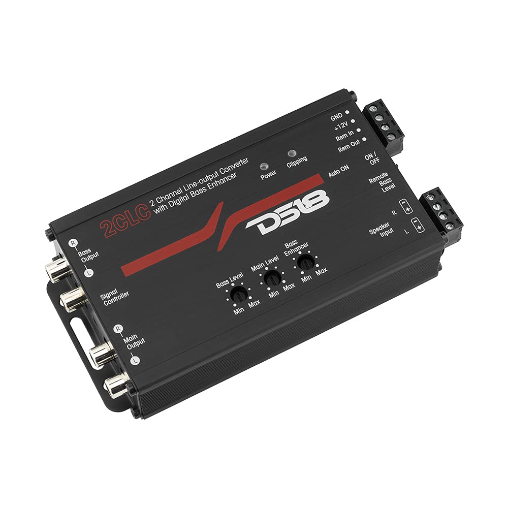 2 Channel Line Output Converter with Digital Bass Enhancer F57406