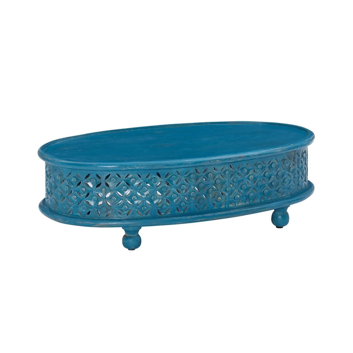 Oval Wood Coffee Table H566