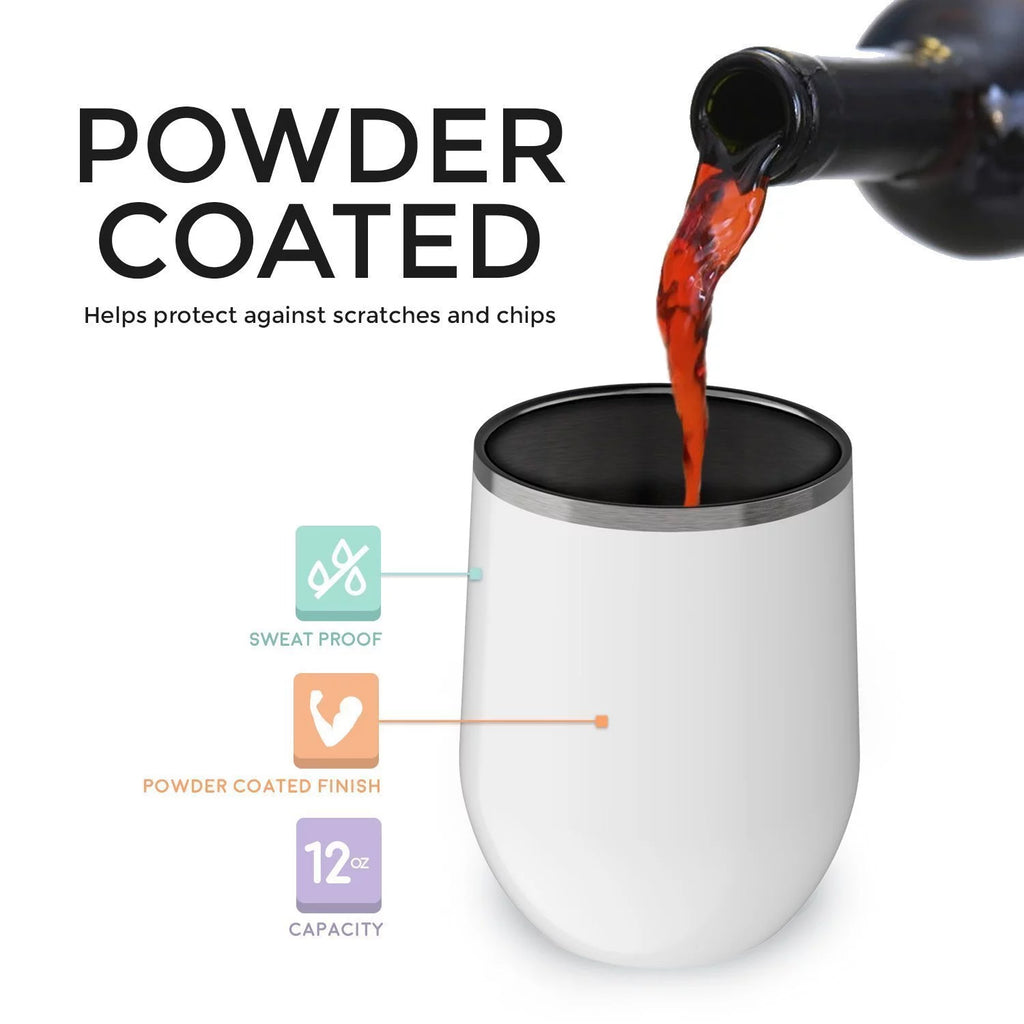 Engraved 12 oz Red Wine Cup U622