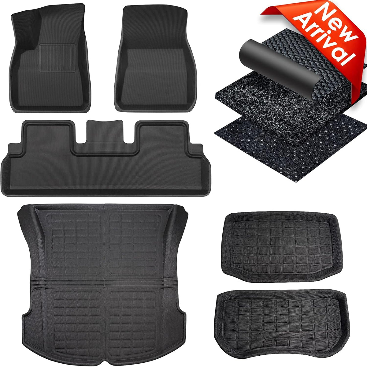 All Weather Floor Mats Set of 6 F600384
