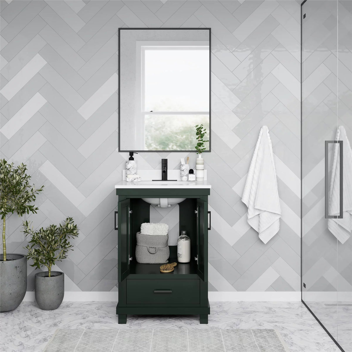24 Inch Bathroom Vanity with Sink S77803