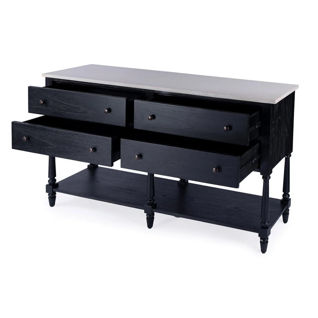 Black Marble Sideboard F158