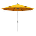 11' Patio Umbrella with Aluminum Pole Fiberglass Ribs W9783